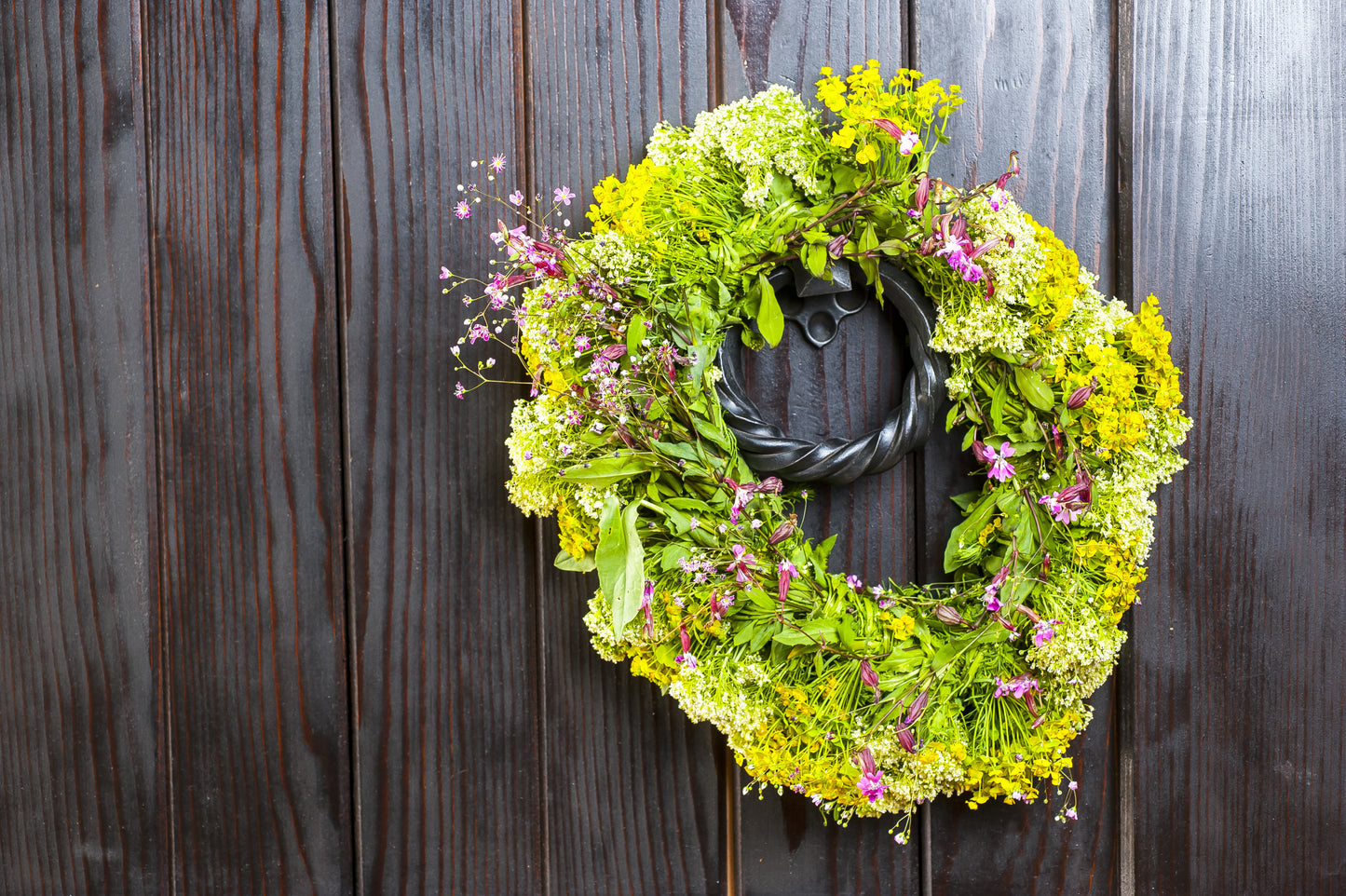 May Drop-In: Living Floral Wreath
